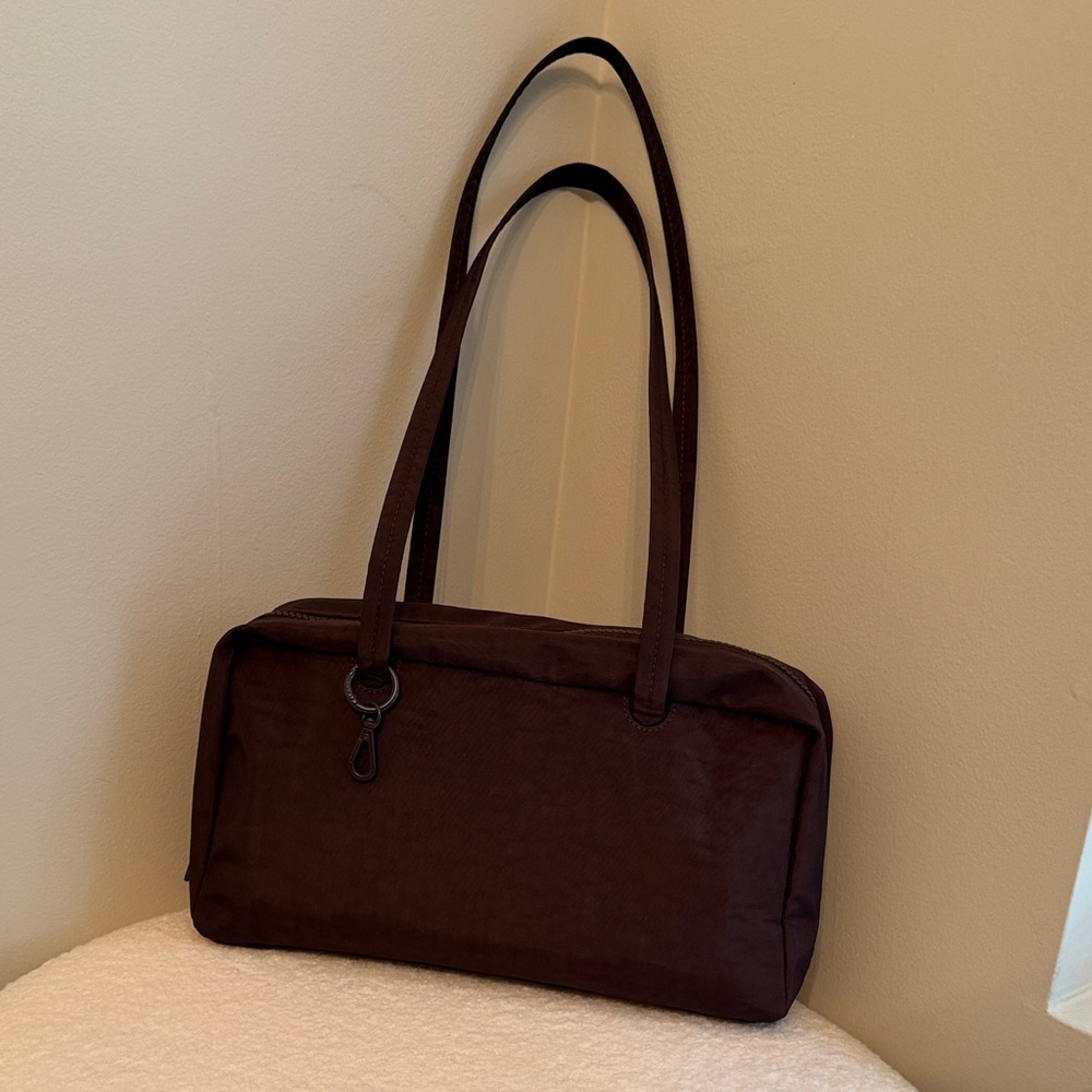 Baggu Chocolate Plum Bowler Bag